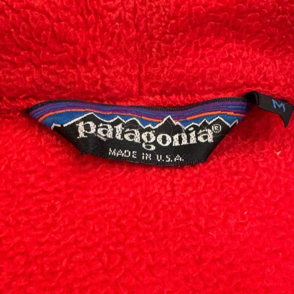 Men’s Vintage 1980s Patagonia fleece zip-up sweater size medium - Picture 5 of 12